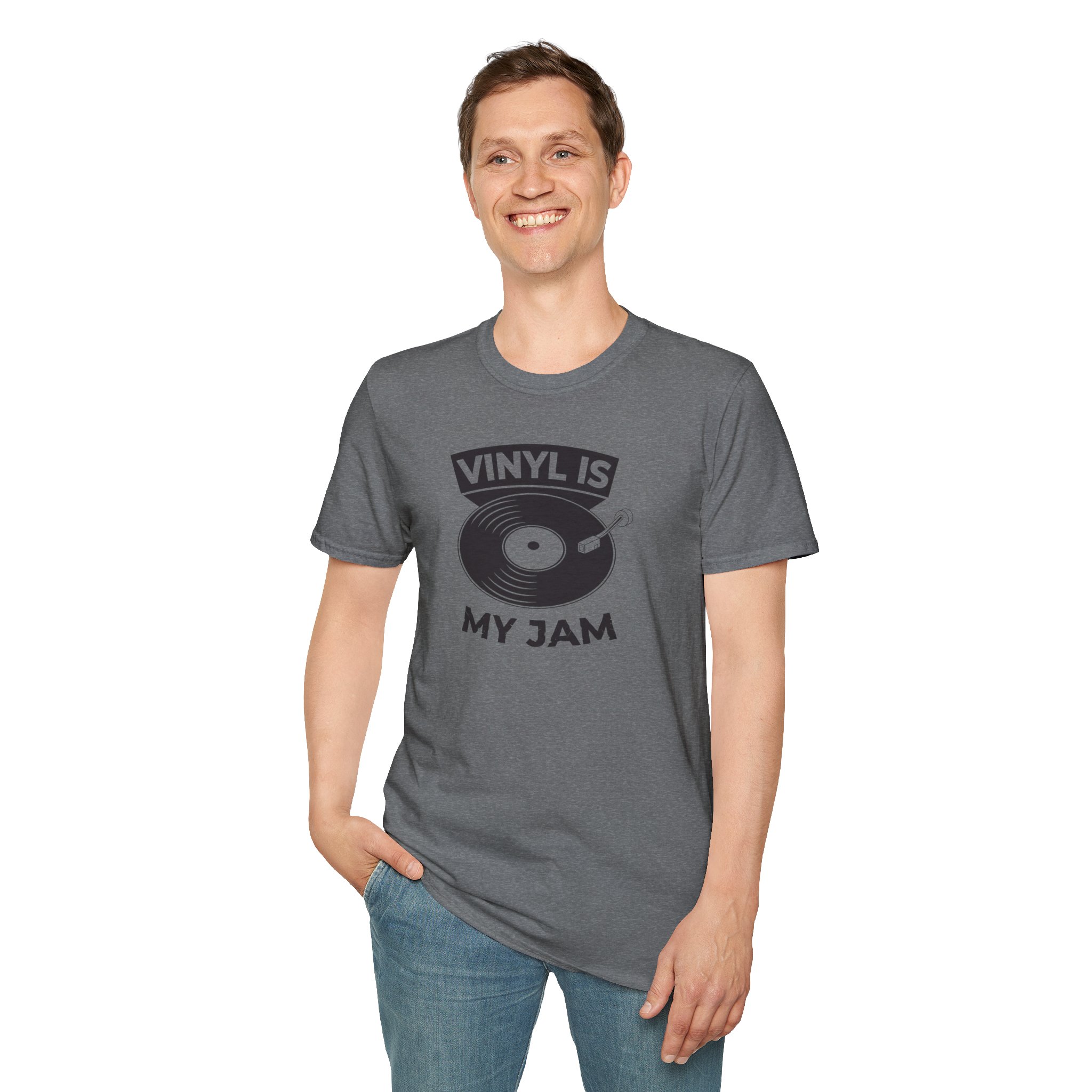 Vinyl Is My Jam T-Shirt — Retro Record Lover Tee - Image 86
