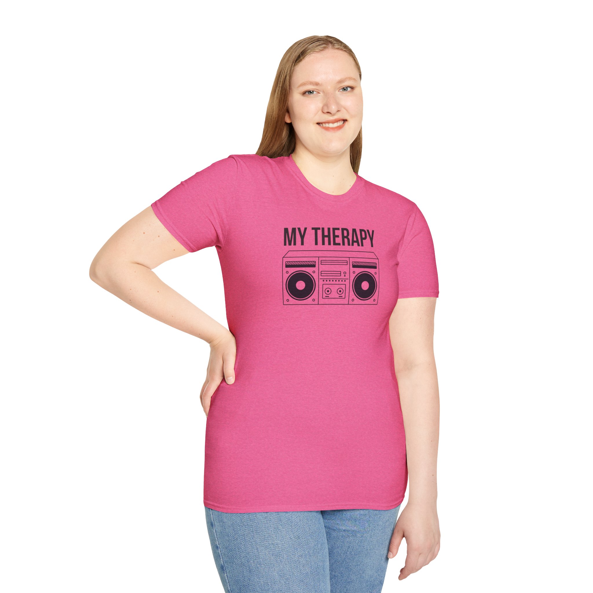 T‑Shirt — "My Therapy" Boombox Graphic Tee - Image 83