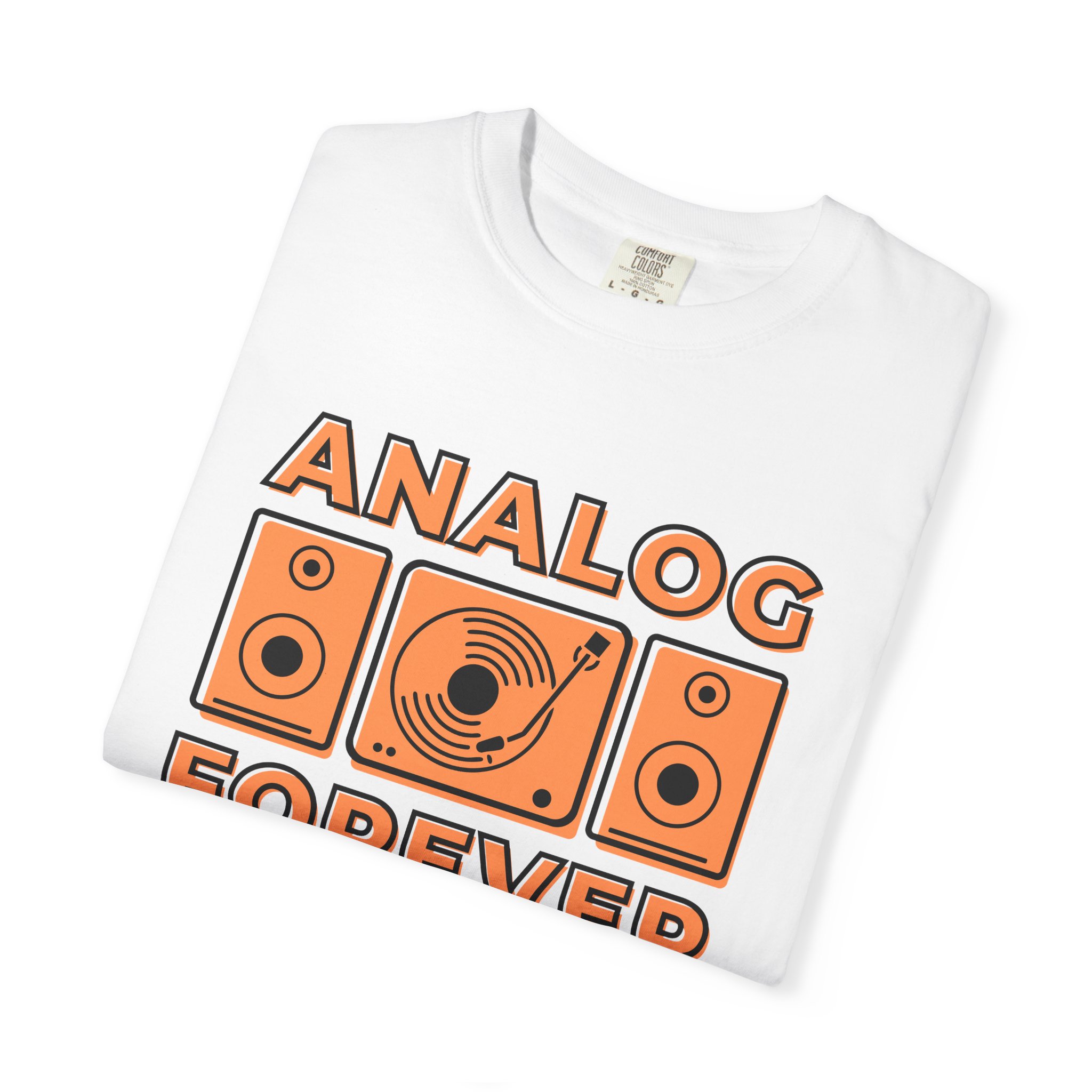 Analog Forever T-Shirt, Unisex Vintage Tee, Music Lover Gift, Retro Style Shirt, Cool DJ Apparel, Casual Streetwear - Image 3