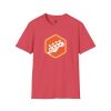 Orange Bass Guitar Badge T-Shirt — Retro Musician Tee for Bass Players - Thumbnail Image 109
