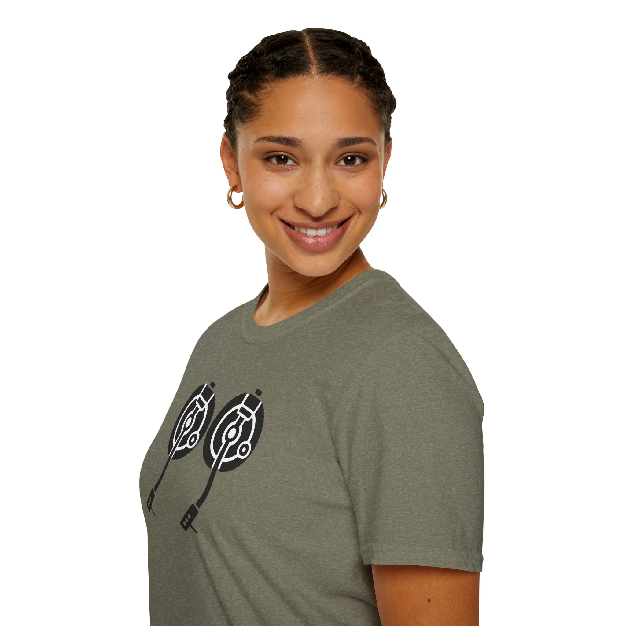 Record Player Turntable Tee — Retro DJ Vinyl Graphic T-Shirt - Image 87