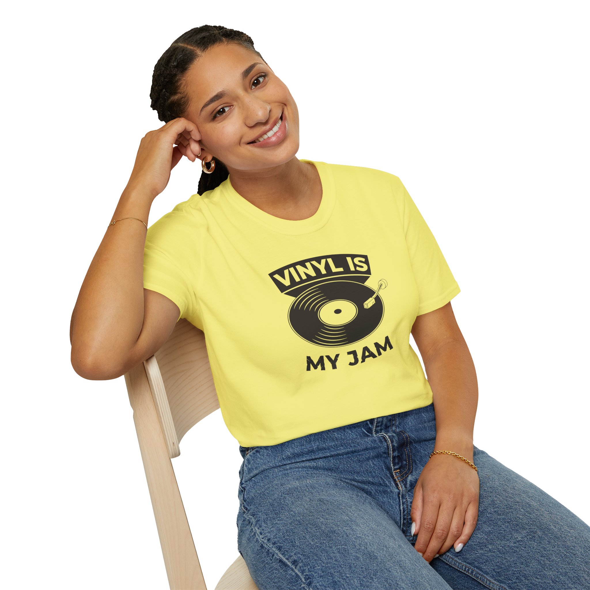Vinyl Is My Jam T-Shirt — Retro Record Lover Tee - Image 47