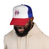 Soundwave Trucker Cap — Pink Gradient Audio Logo Mesh Hat - Thumbnail Image 45
