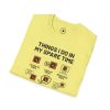 Things I Do In My Spare Time T-Shirt — Funny Hobbies Graphic Tee - Thumbnail Image 59