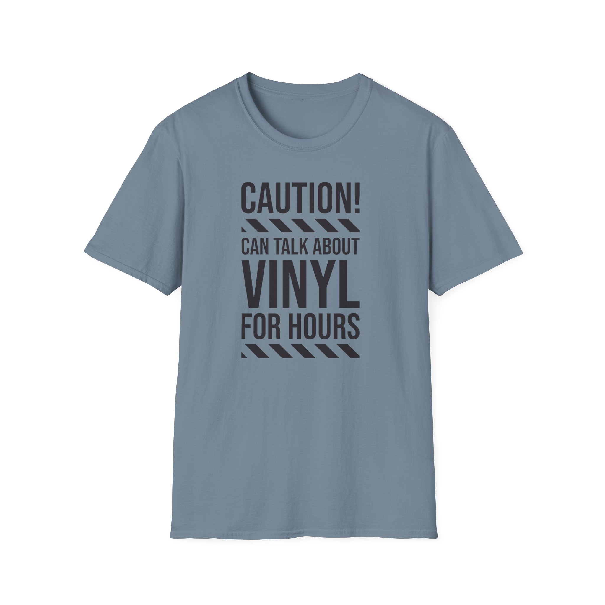 Vinyl Lover T-Shirt — "Caution! Can Talk About Vinyl For Hours" Music Tee - Image 85