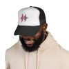 Soundwave Trucker Cap — Pink Gradient Audio Logo Mesh Hat - Thumbnail Image 30
