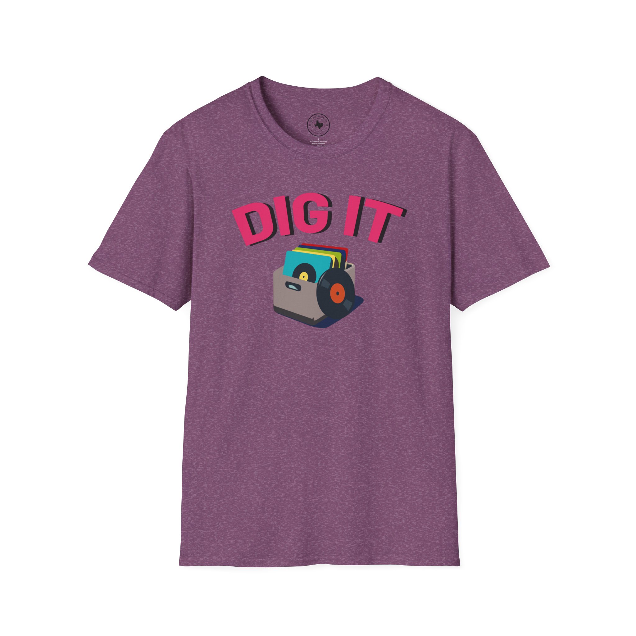 Dig It T-Shirt — Retro Excavator Graphic Tee - Image 2