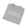 Life Is Short Buy More Records T-Shirt — Vinyl Lover Tee - Thumbnail Image 20