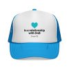 Trucker Cap – "In a Relationship with DnB Since '05" Retro Drum & Bass Hat - Thumbnail Image 1