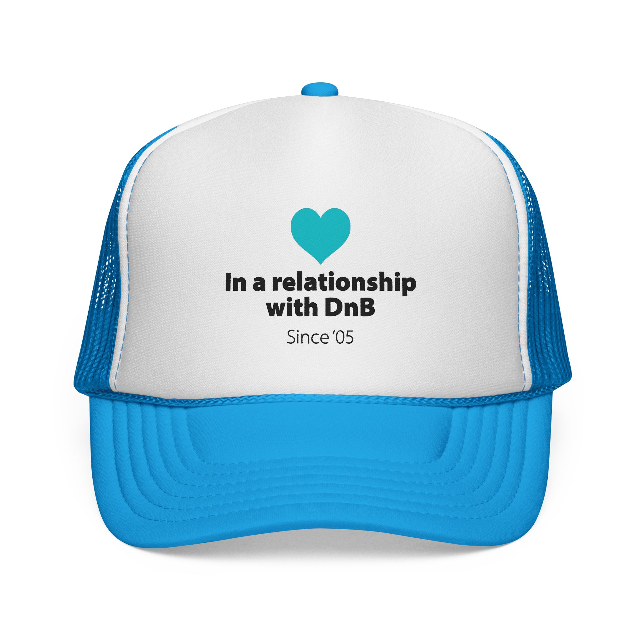 Trucker Cap – "In a Relationship with DnB Since '05" Retro Drum & Bass Hat - Image 1