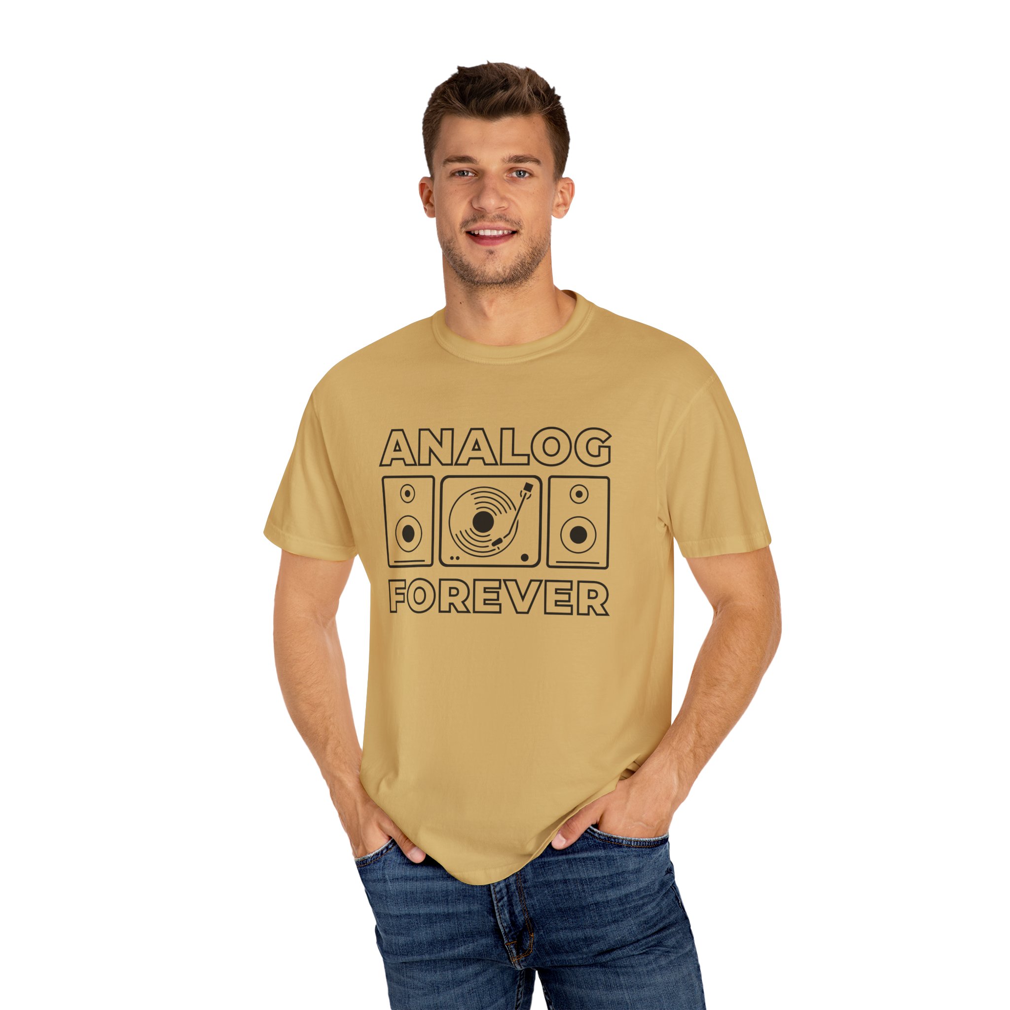 Analog Forever T-Shirt, Unisex Vintage Tee, Music Lover Gift, Retro Style Shirt, Cool DJ Apparel, Casual Streetwear - Image 12