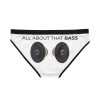 All About That Bass Women's Bikini Briefs — Music Speaker Graphic Panties - Thumbnail Image 3