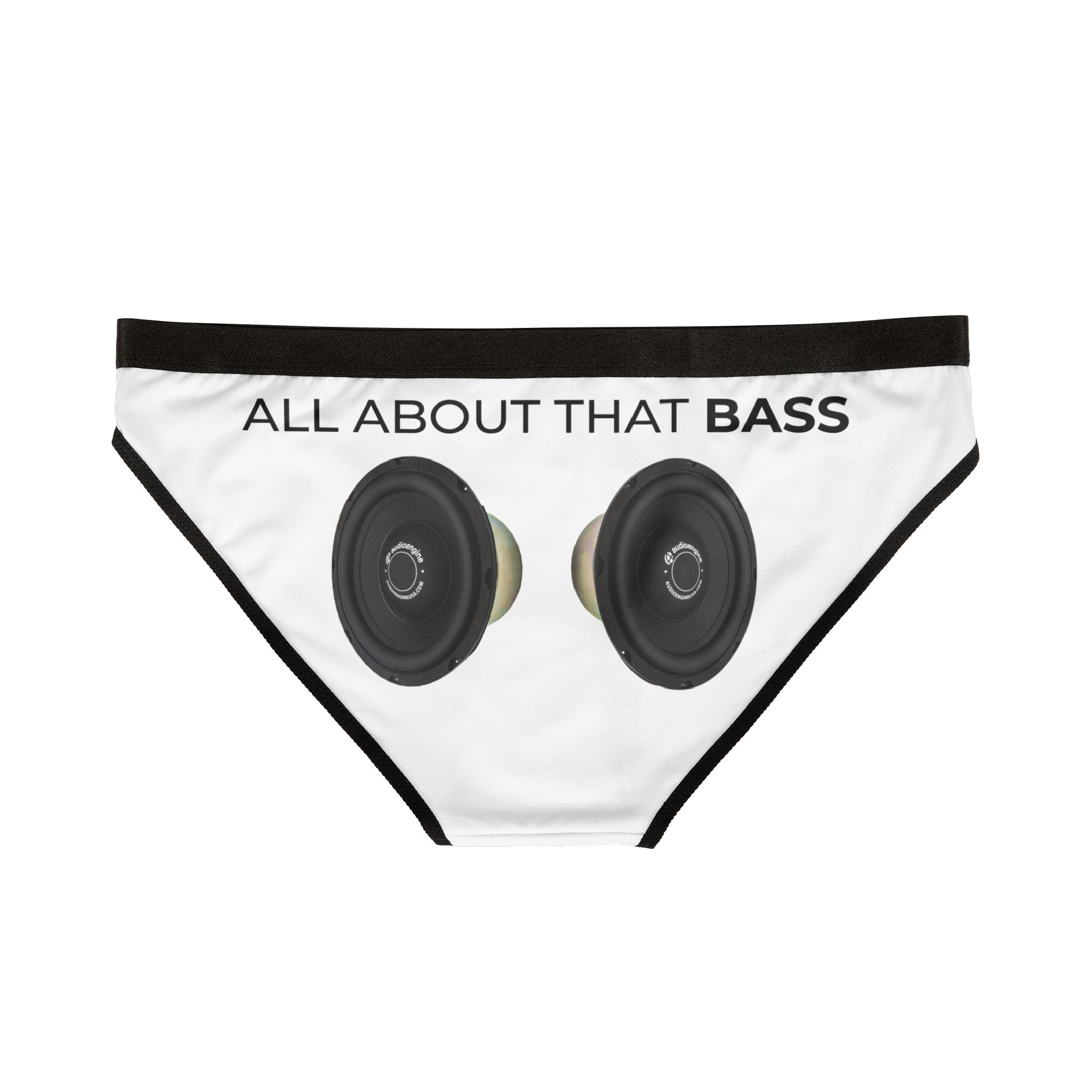 All About That Bass Women's Bikini Briefs — Music Speaker Graphic Panties - Image 3