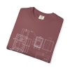 Blueprint Camera Unisex T-Shirt, Casual Wear, Artist Gift, Photography Tee, Unique Apparel, Comfortable Style - Thumbnail Image 10