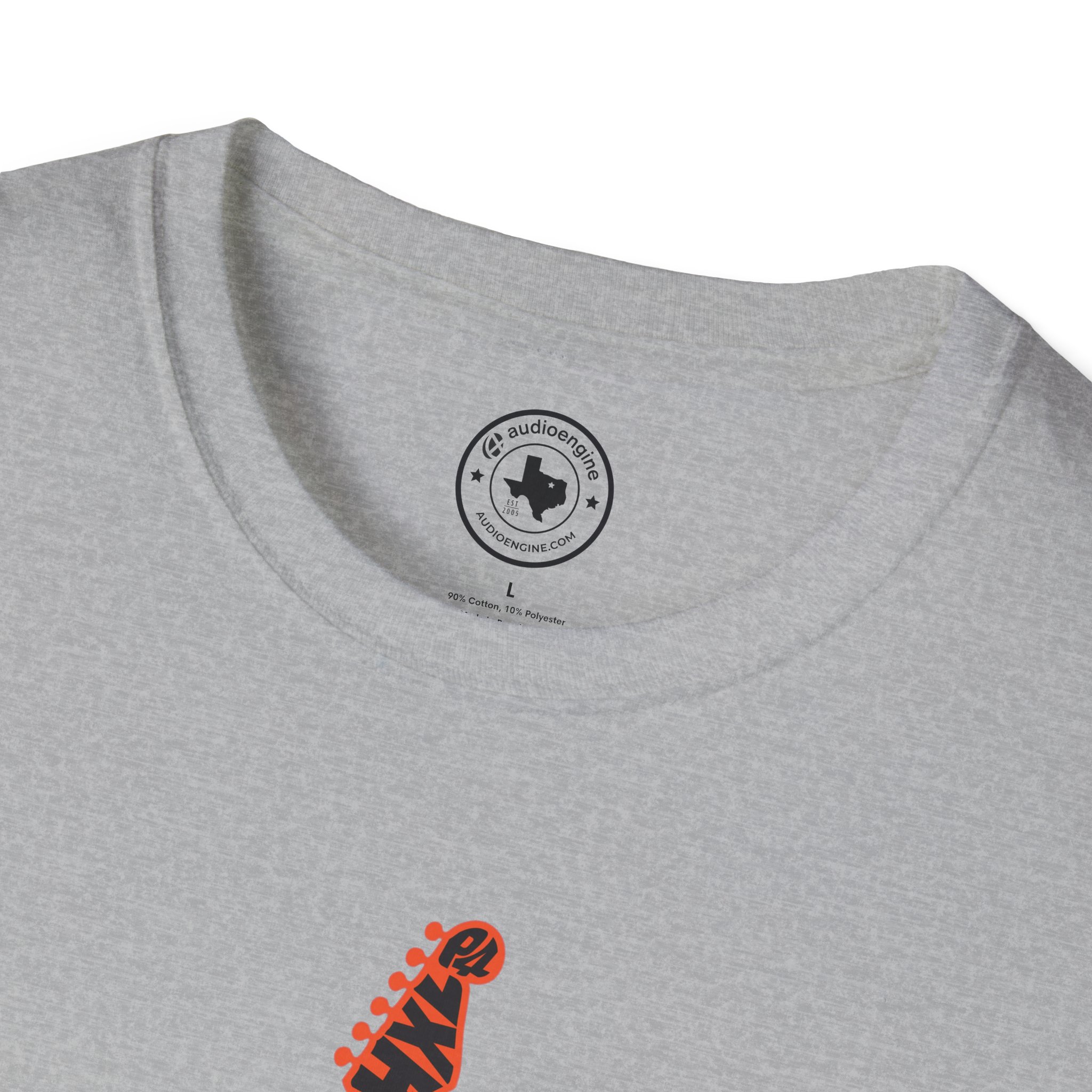 Electric Guitar Graphic T-Shirt — Red Psychedelic Music Tee - Image 48