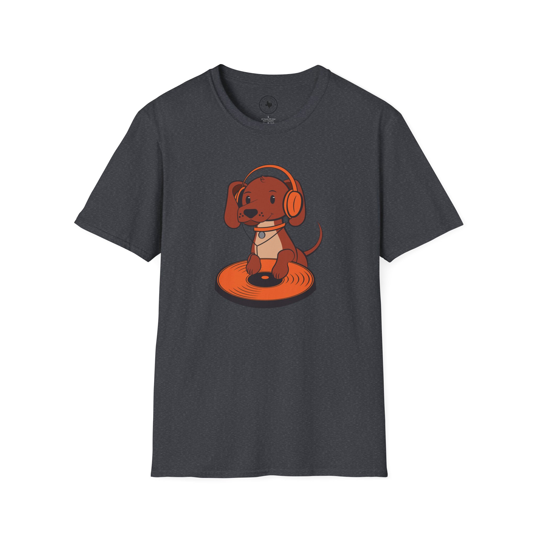 DJ Dachshund Tee — Cute Dog with Headphones Graphic T-Shirt - Image 111