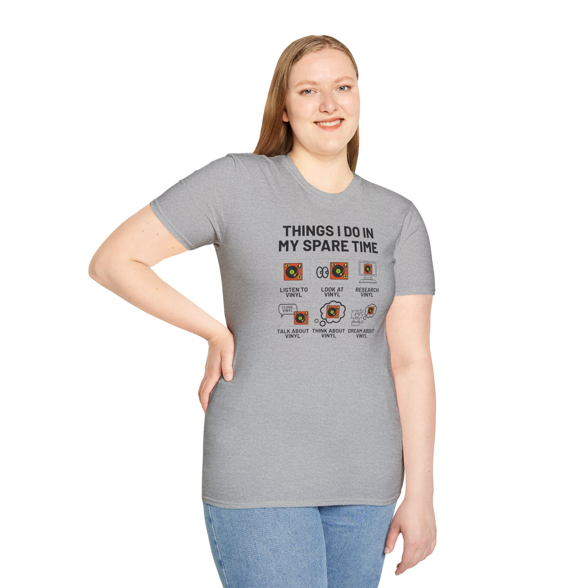Things I Do In My Spare Time T-Shirt — Funny Hobbies Graphic Tee - Image 38