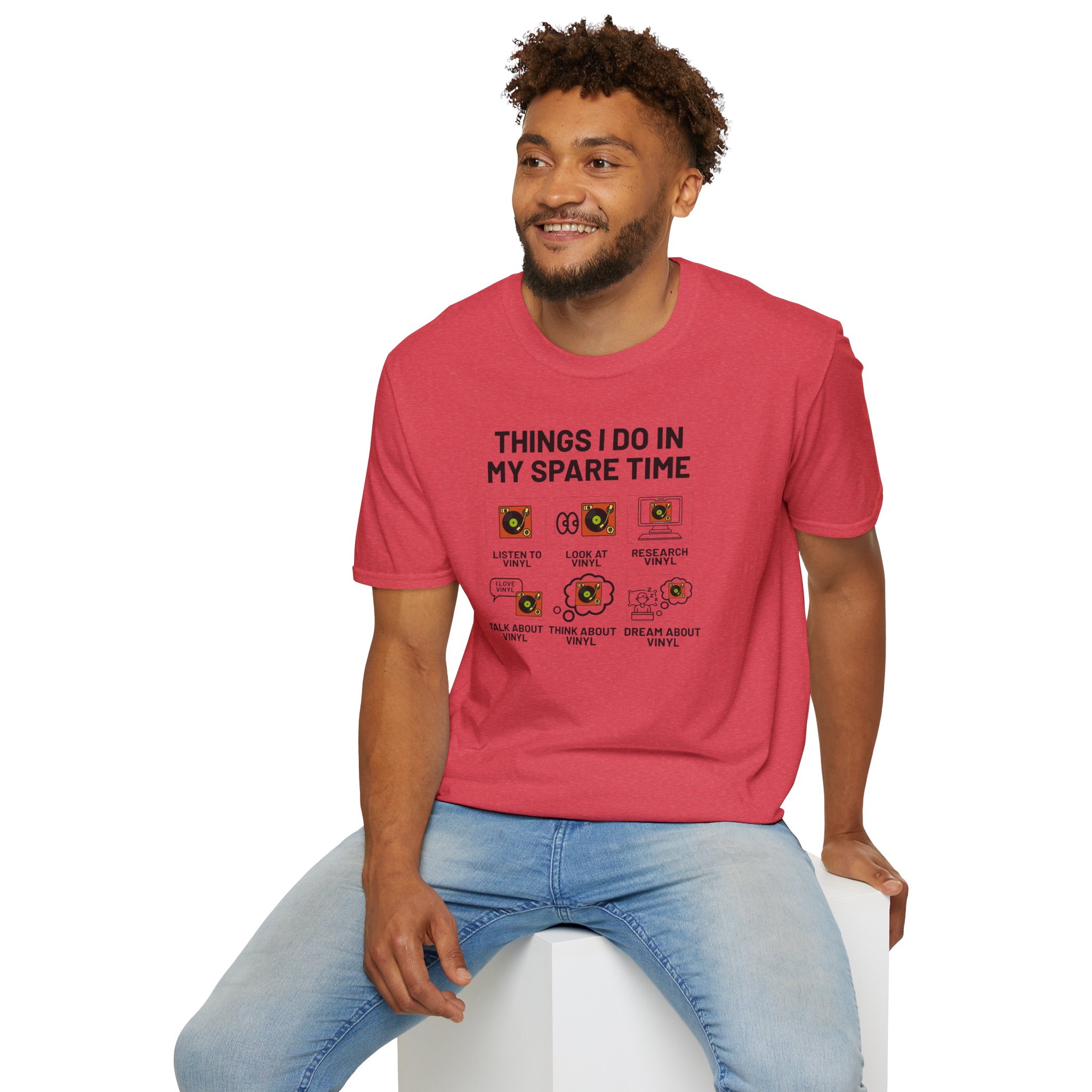 Things I Do In My Spare Time T-Shirt — Funny Hobbies Graphic Tee - Image 120