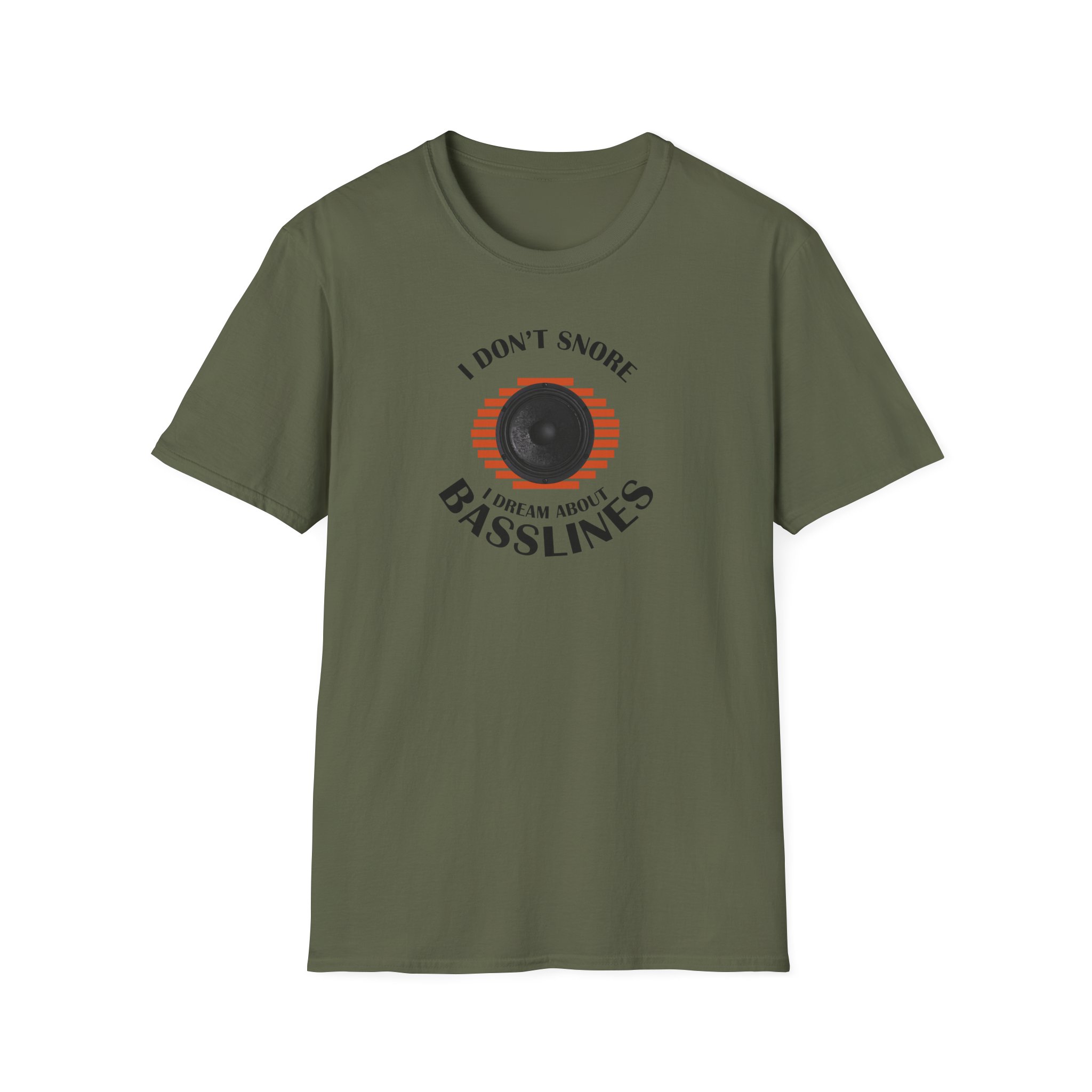 Basslines T-Shirt — “I Don't Snore, I Dream About Basslines” Music Lover Tee - Image 2