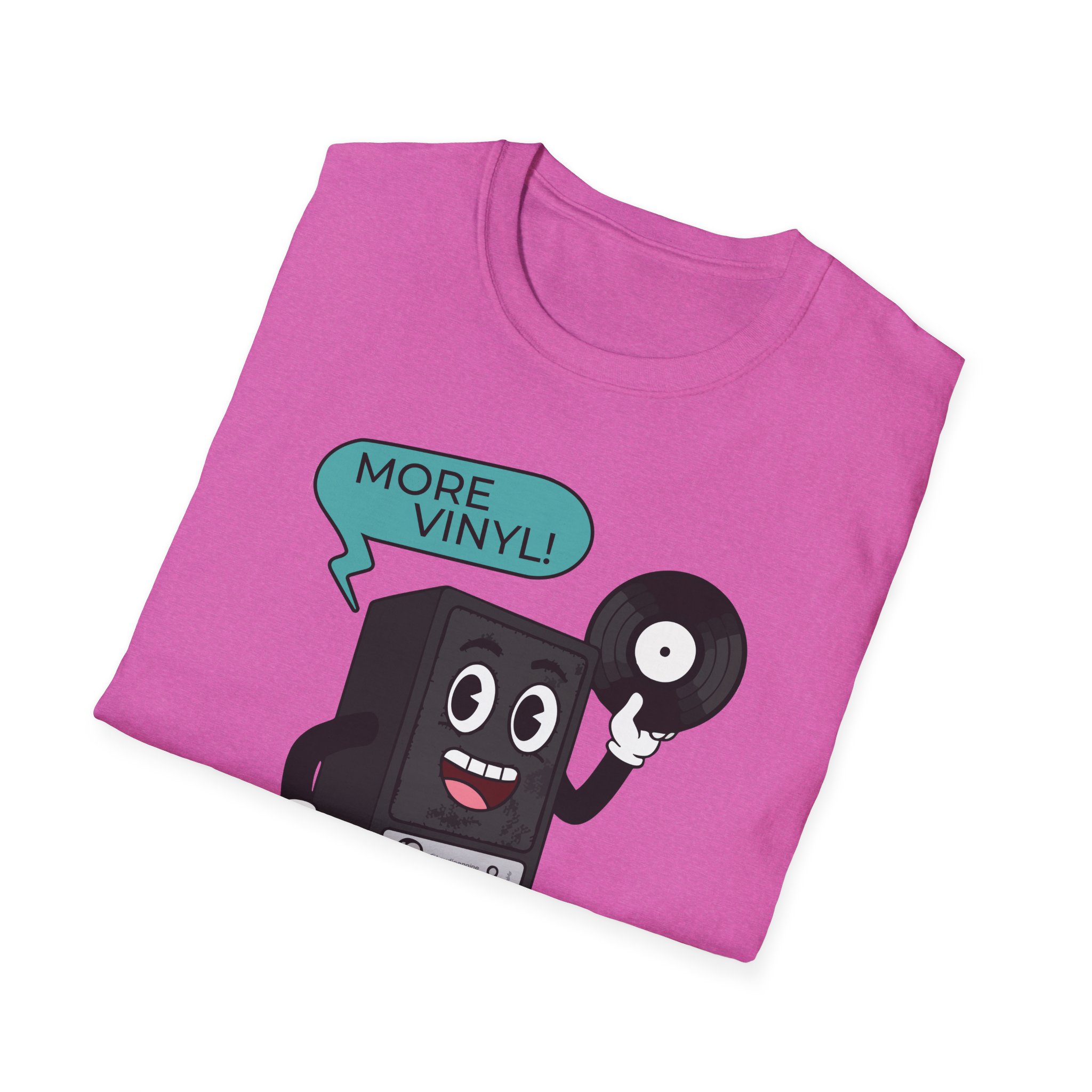 Vinyl Music Lover T-Shirt - More Vinyl Design - Image 52