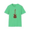 Electric Guitar Graphic T-Shirt — Red Psychedelic Music Tee - Thumbnail Image 73