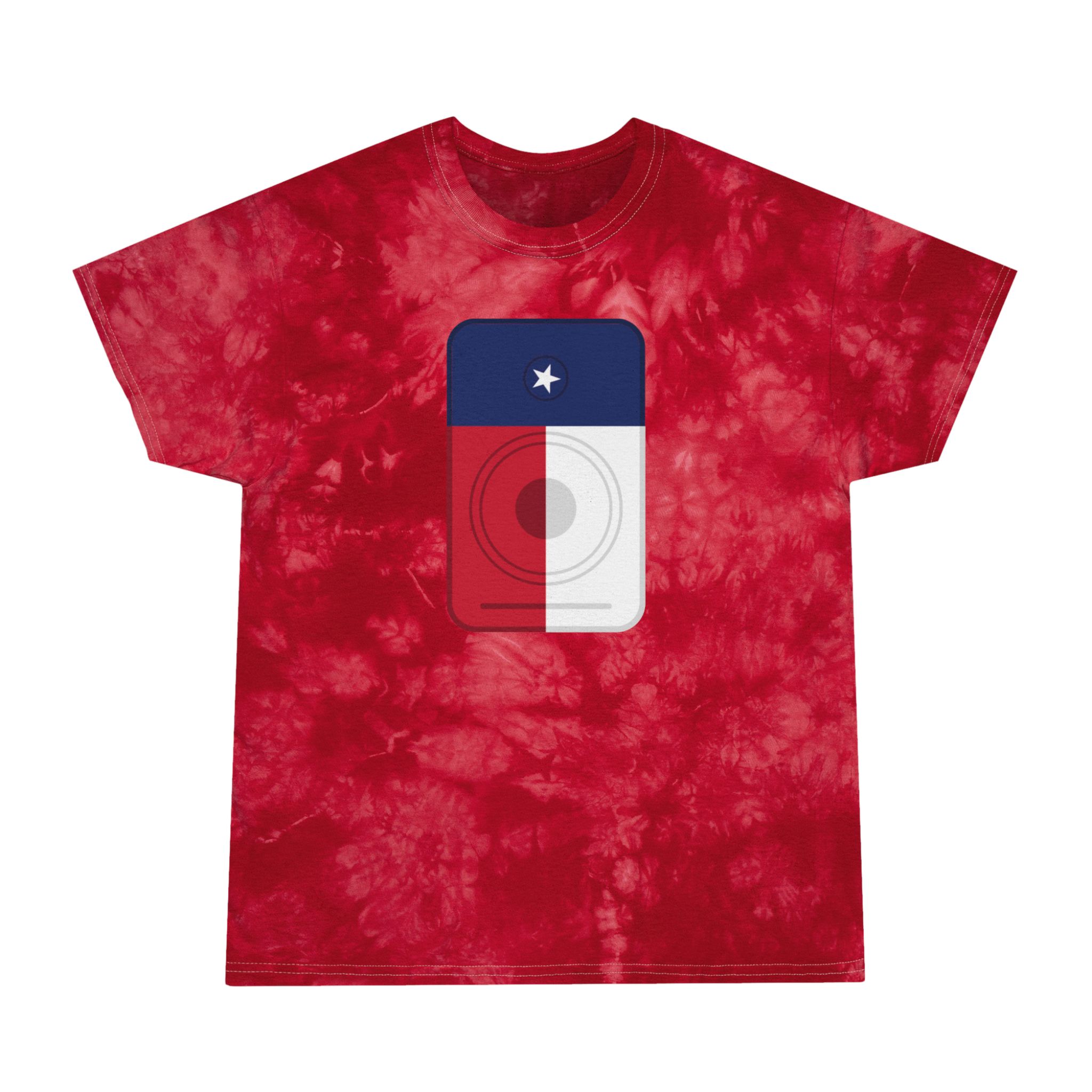 Texas Tie-Dye Tee for Summer Fun - Image 1