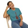 Electric Guitar Graphic T-Shirt — Red Psychedelic Music Tee - Thumbnail Image 88