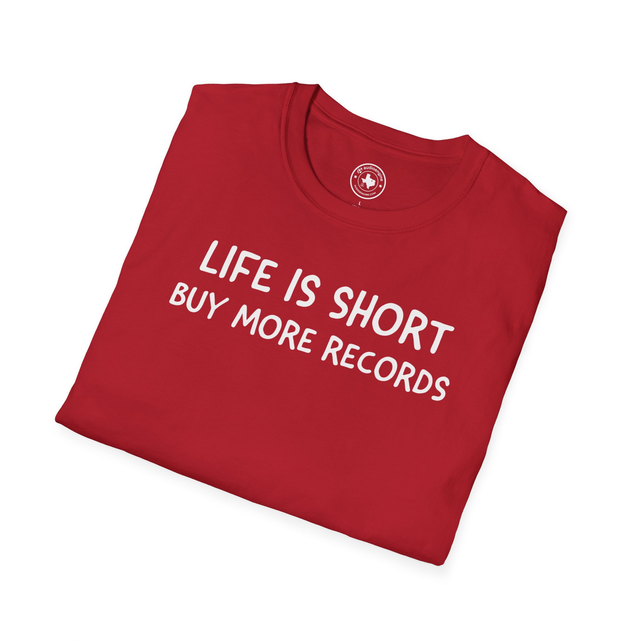 Life Is Short Buy More Records T-Shirt — Vinyl Lover Tee - Image 108