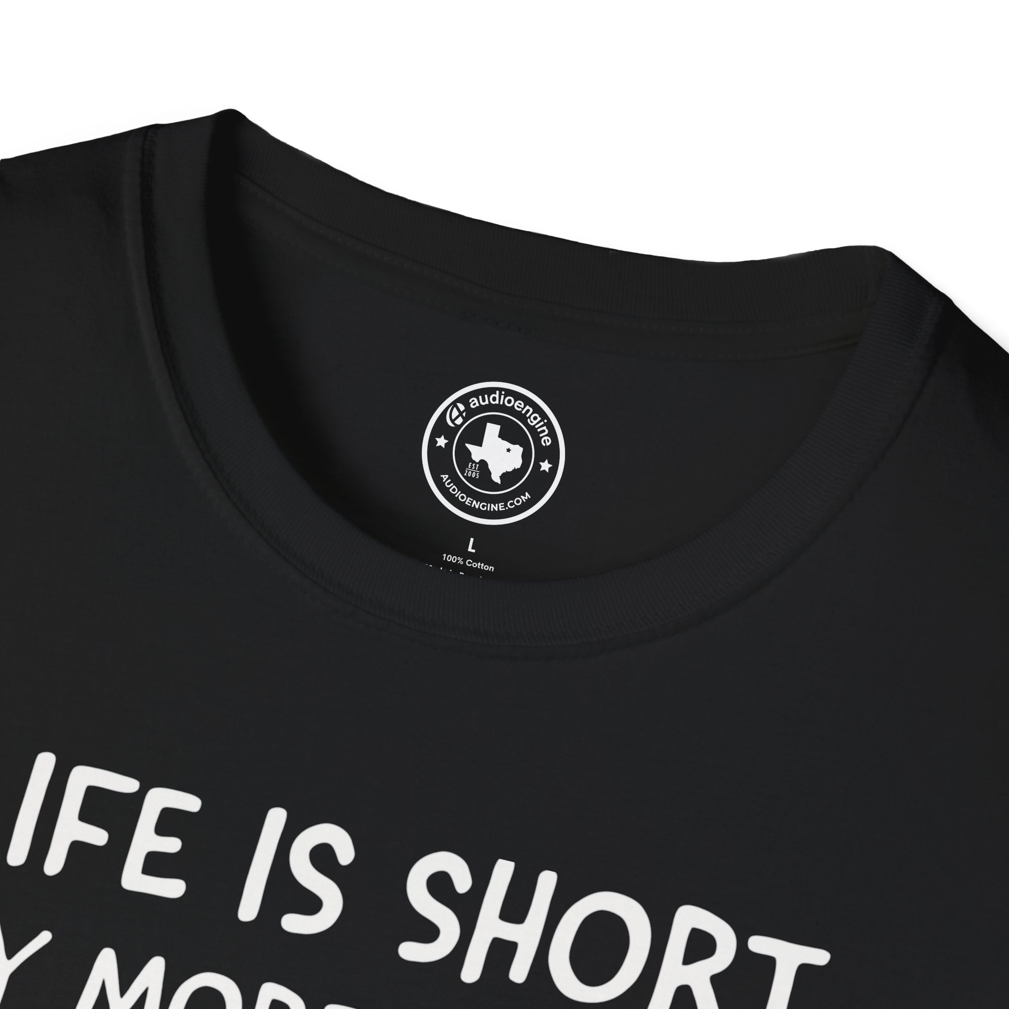 Life Is Short Buy More Records T-Shirt — Vinyl Lover Tee - Image 11