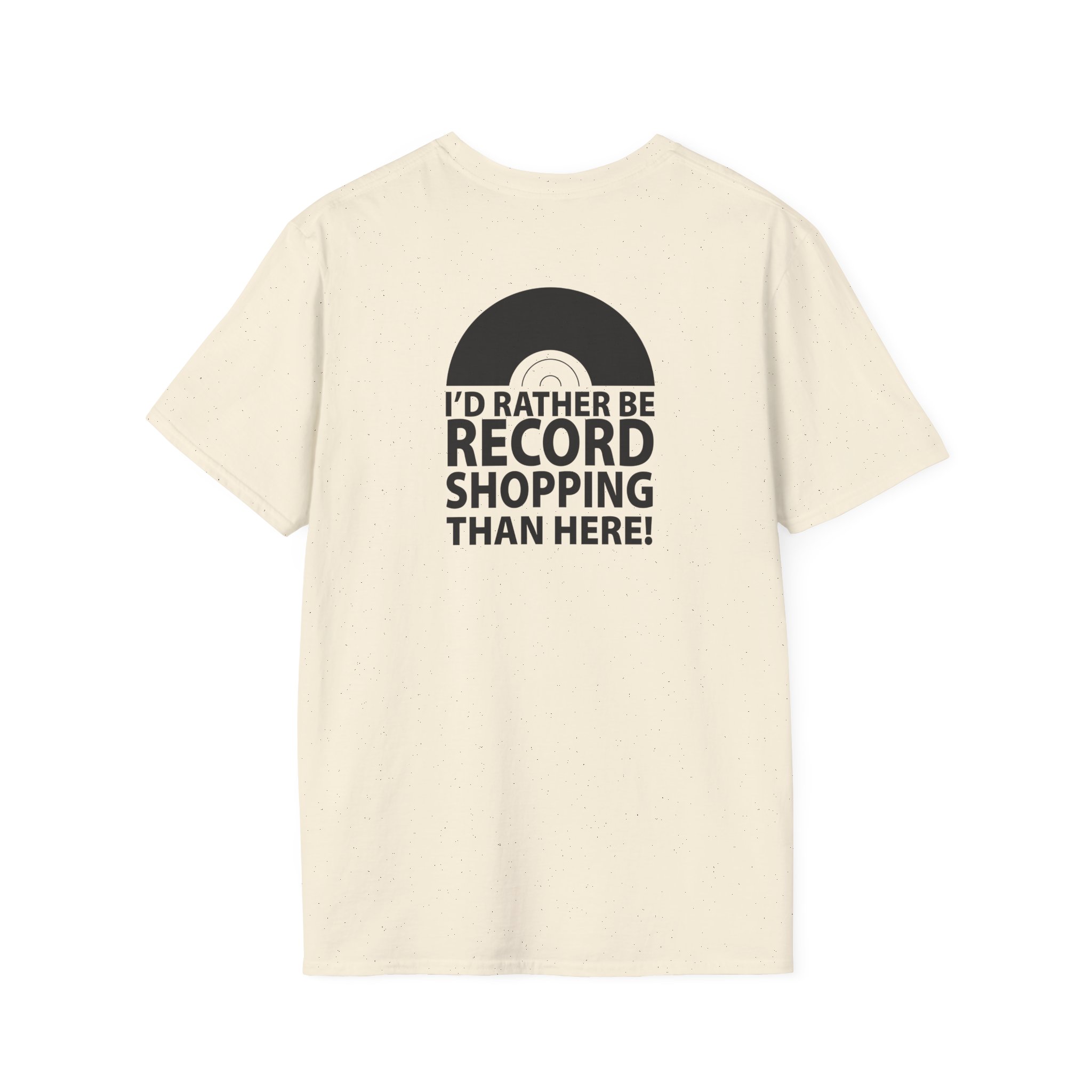 Record Shopping T‑Shirt — “I’d Rather Be Record Shopping Than Here!” Vinyl Lover Tee - Image 32