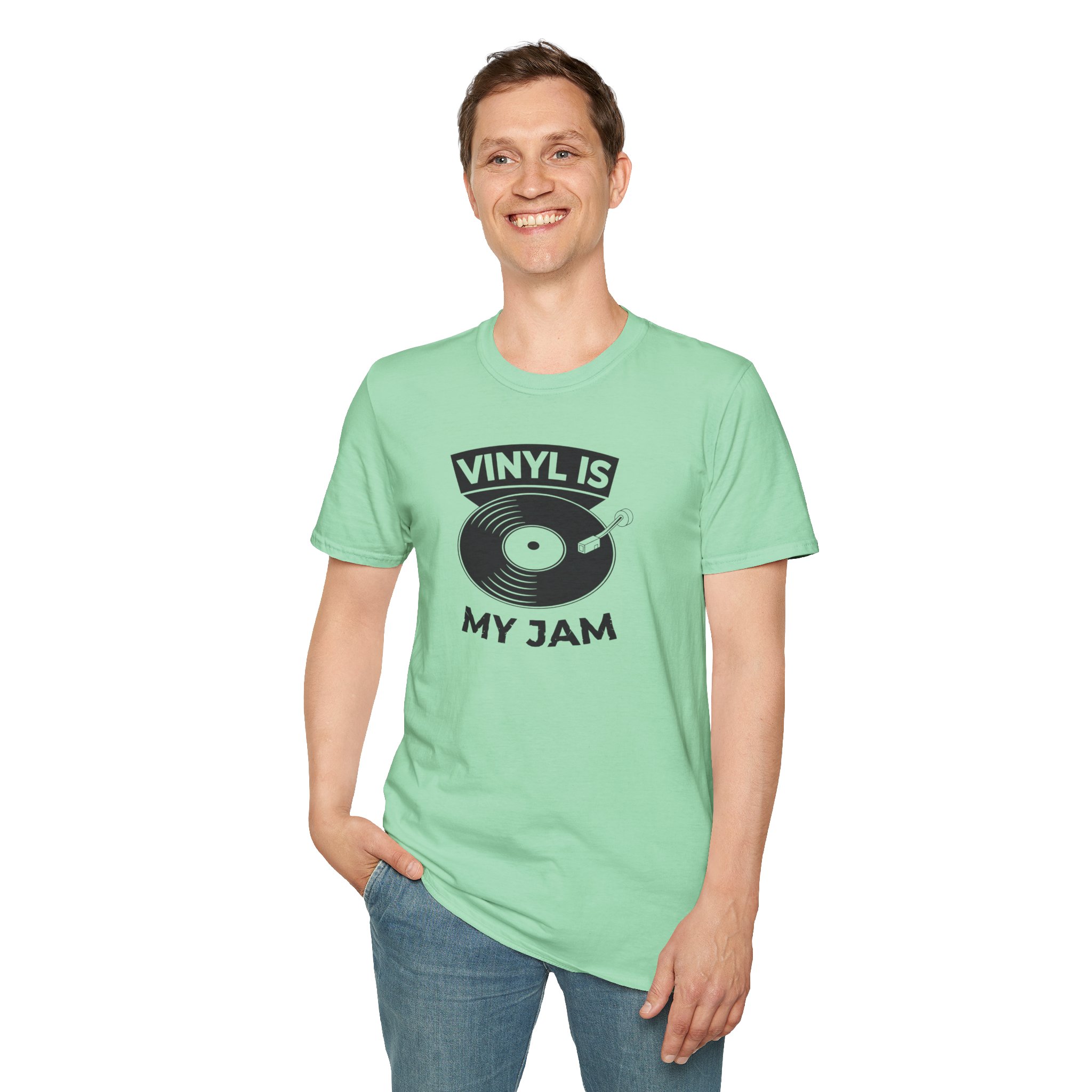 Vinyl Is My Jam T-Shirt — Retro Record Lover Tee - Image 78