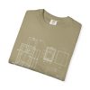 Blueprint Camera Unisex T-Shirt, Casual Wear, Artist Gift, Photography Tee, Unique Apparel, Comfortable Style - Thumbnail Image 16