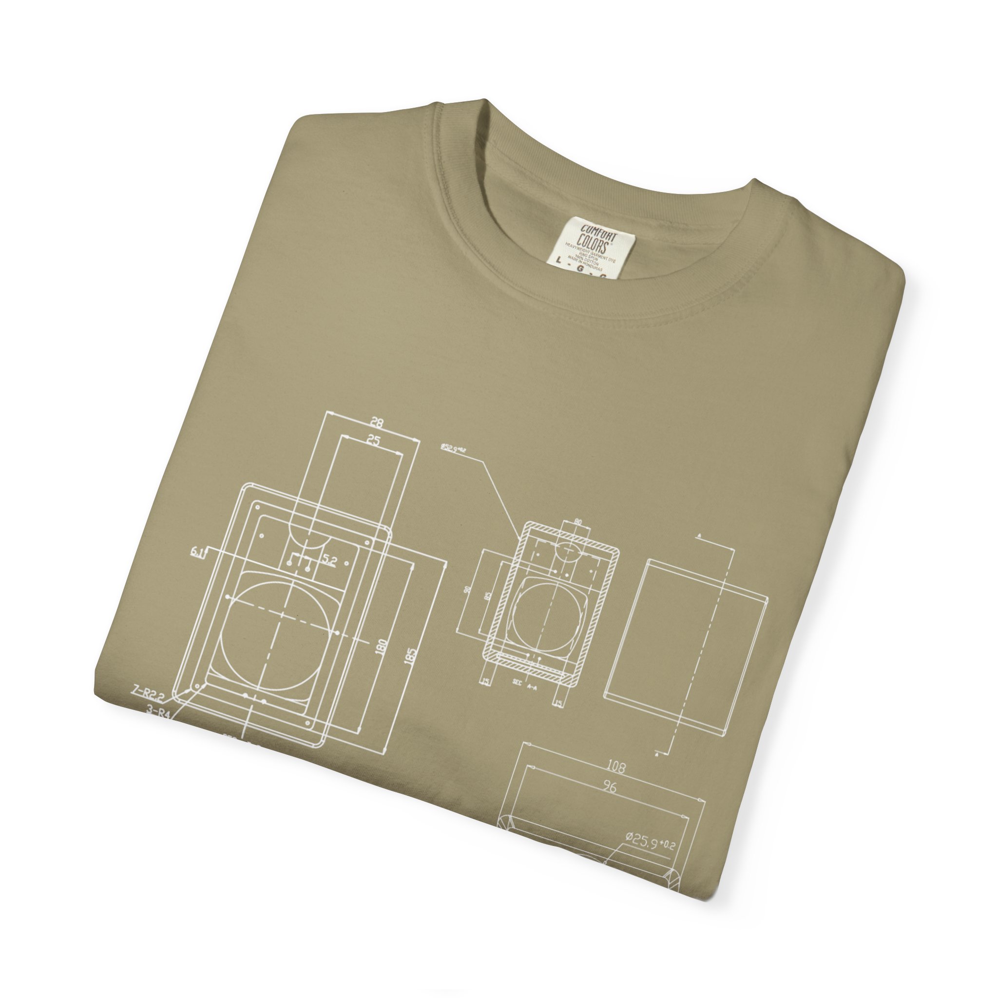 Blueprint Camera Unisex T-Shirt, Casual Wear, Artist Gift, Photography Tee, Unique Apparel, Comfortable Style - Image 16