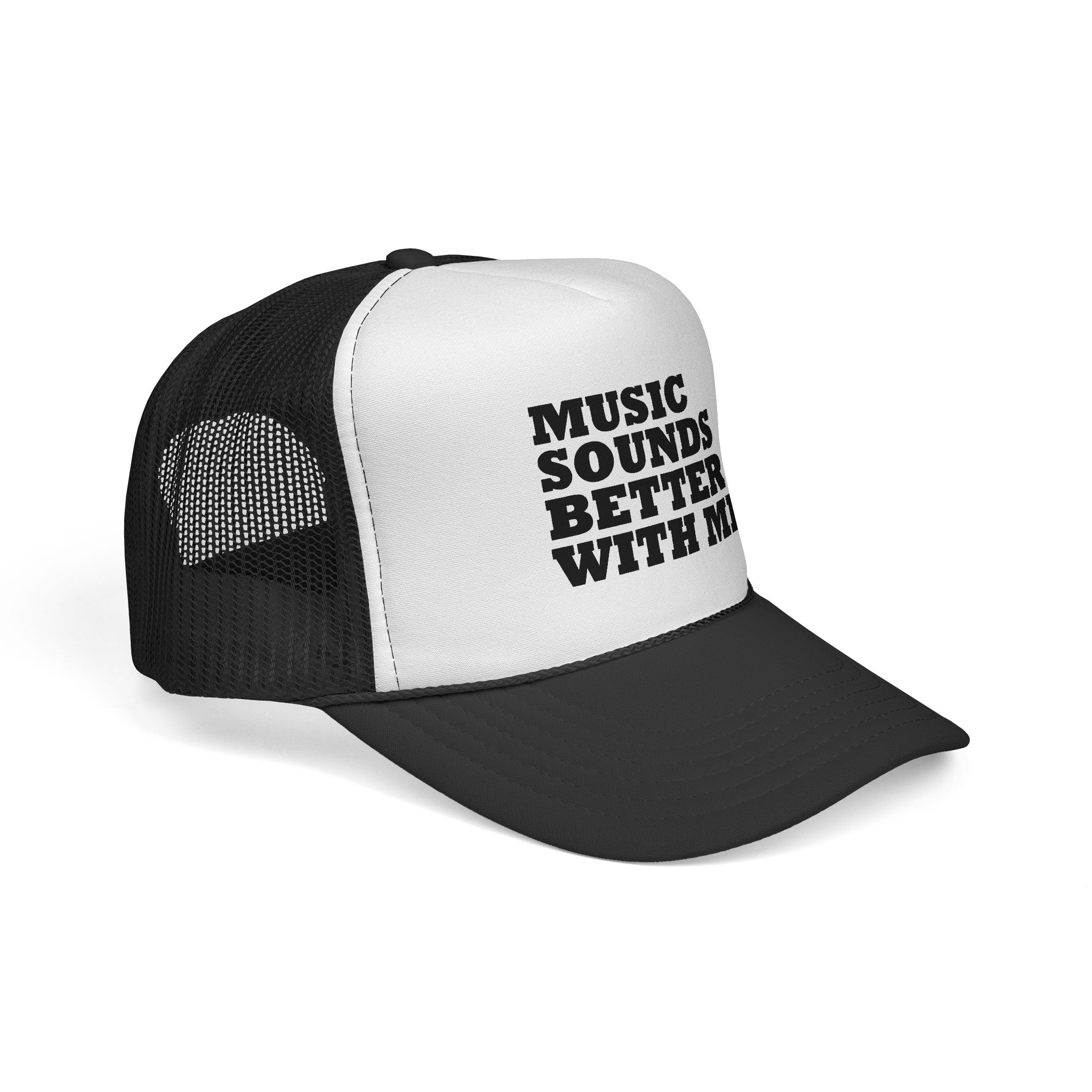 Music Vibe Trucker Cap - "Music Sounds Better With Me" - Image 27