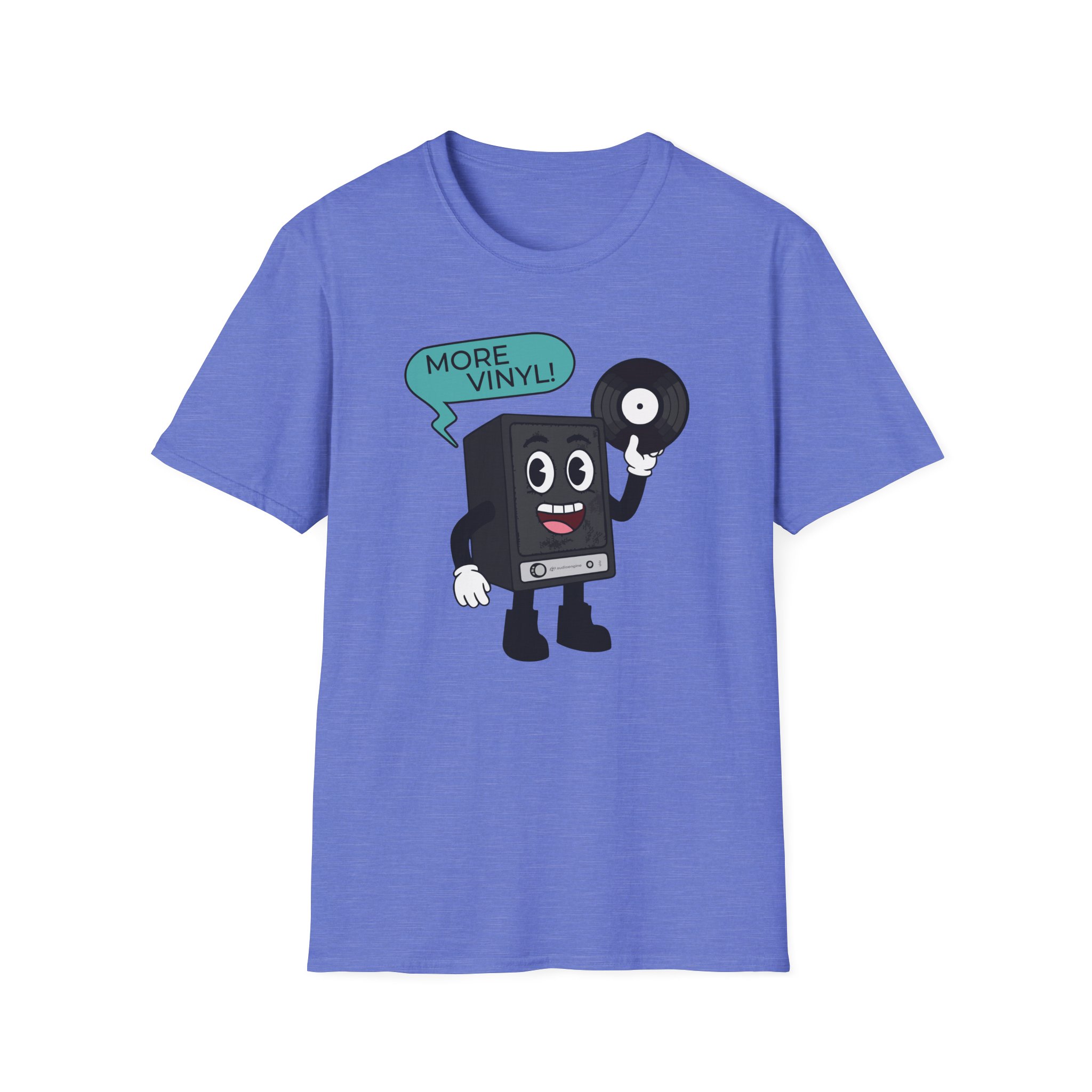 Vinyl Music Lover T-Shirt - More Vinyl Design - Image 1