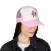 Soundwave Trucker Cap — Pink Gradient Audio Logo Mesh Hat - Thumbnail Image 39