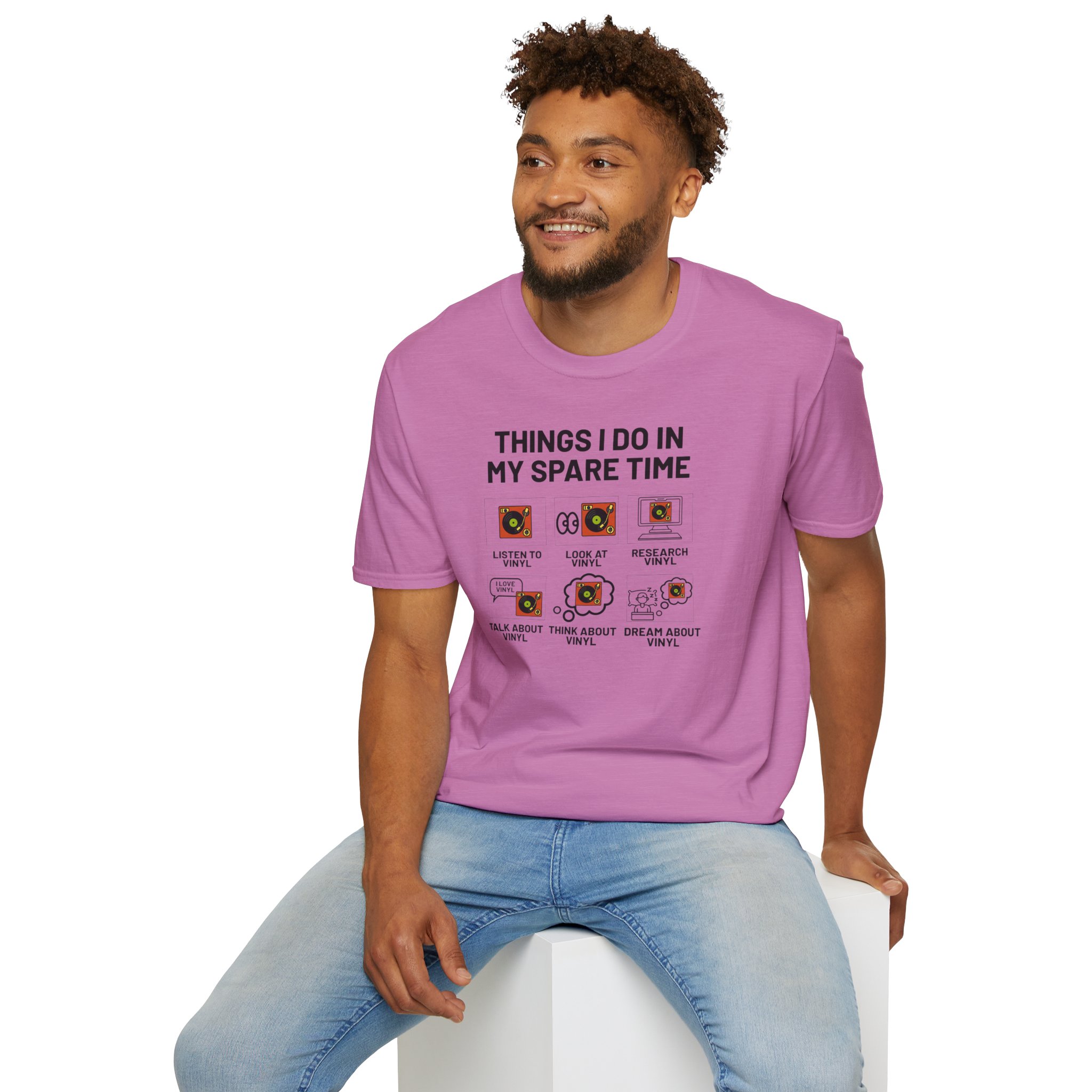 Things I Do In My Spare Time T-Shirt — Funny Hobbies Graphic Tee - Image 109