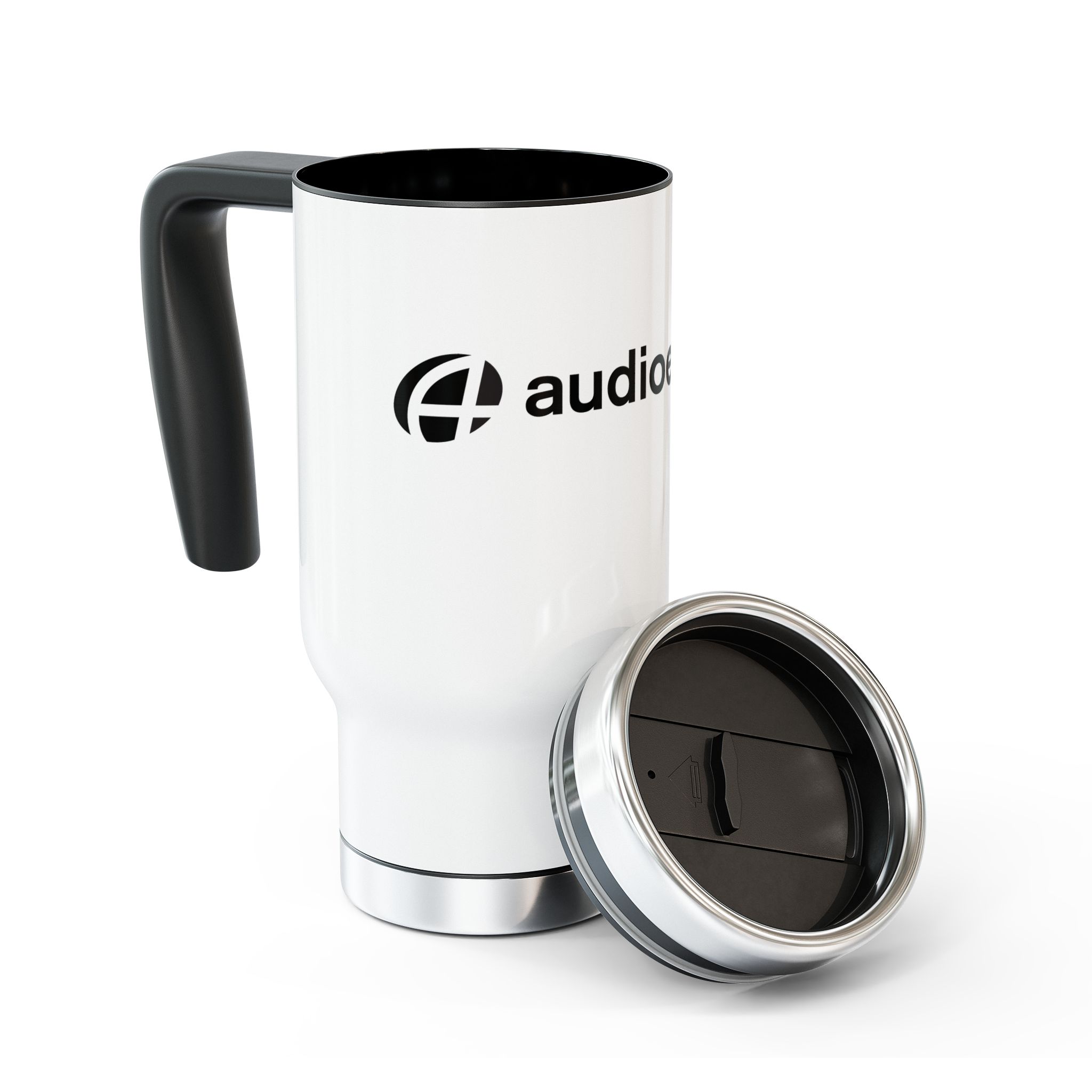 Stainless Steel Travel Mug with Handle, 14oz - Image 6