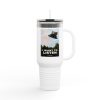 Insulated Travel Mug, 40oz - Motivational Drinkware for Coffee Lovers, Perfect for Road Trips, Gifts for Friends, Eco-Friendly! - Thumbnail Image 1