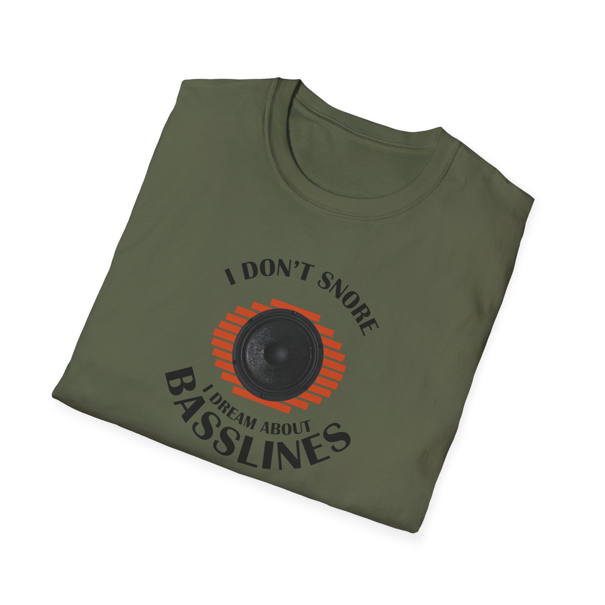 Basslines T-Shirt — “I Don't Snore, I Dream About Basslines” Music Lover Tee - Image 5