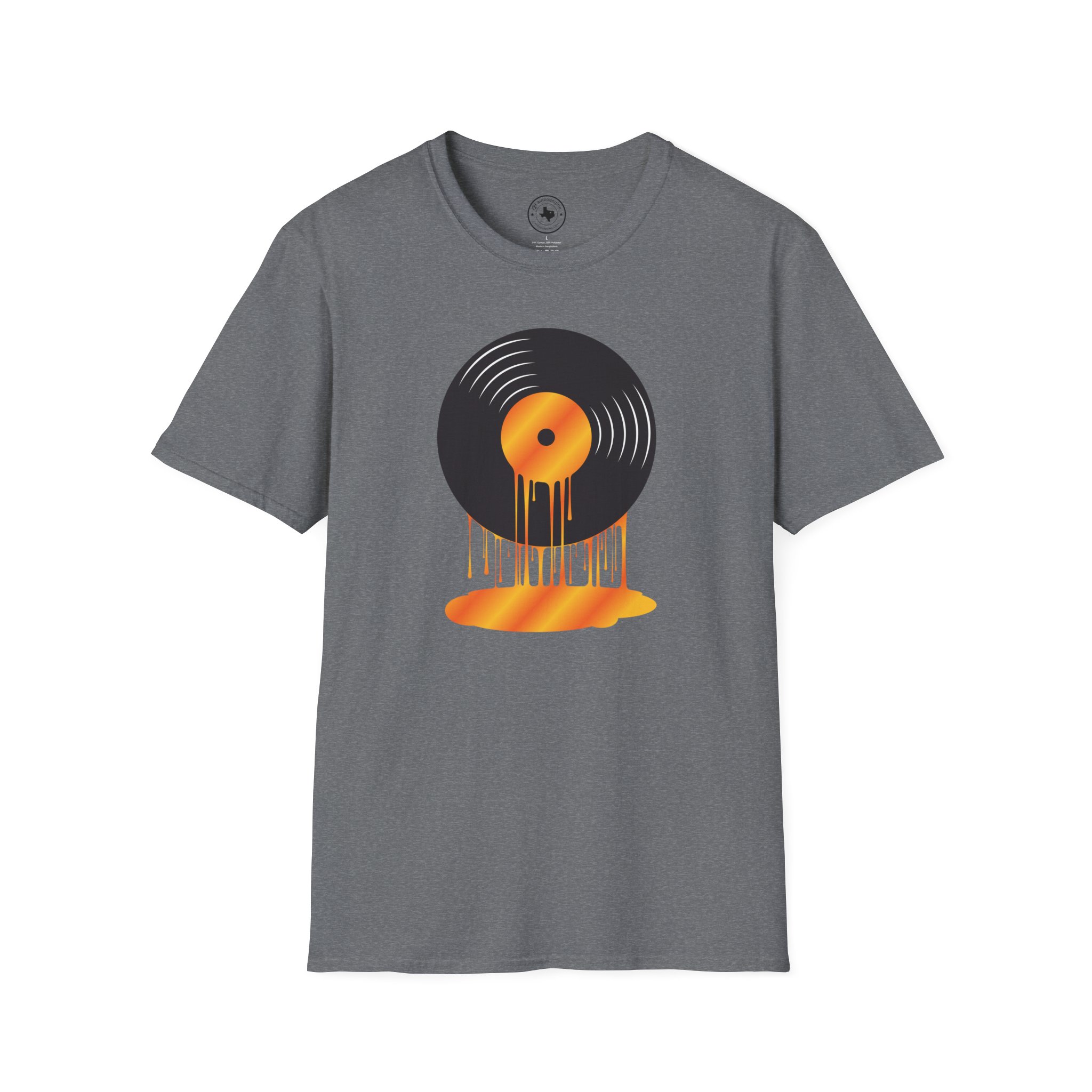 Melting Vinyl Record T-Shirt – Retro Music Tee - Image 46