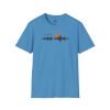 Sunset Soundwave T-Shirt — Minimal Nature Waveform Tee - Thumbnail Image 2
