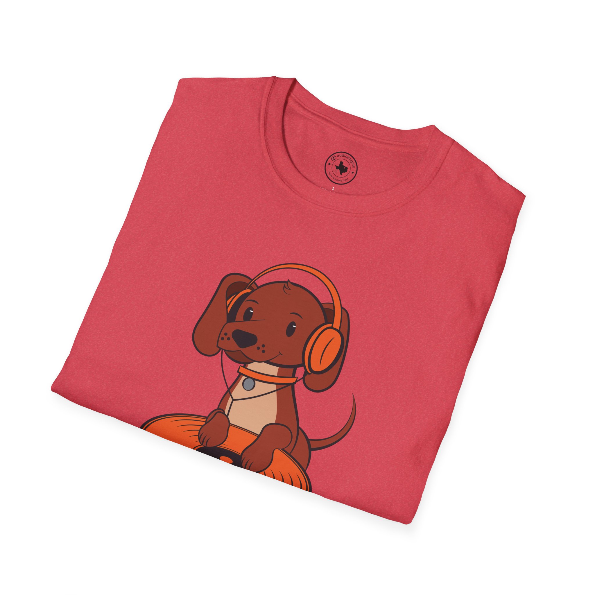 DJ Dachshund Tee — Cute Dog with Headphones Graphic T-Shirt - Image 134