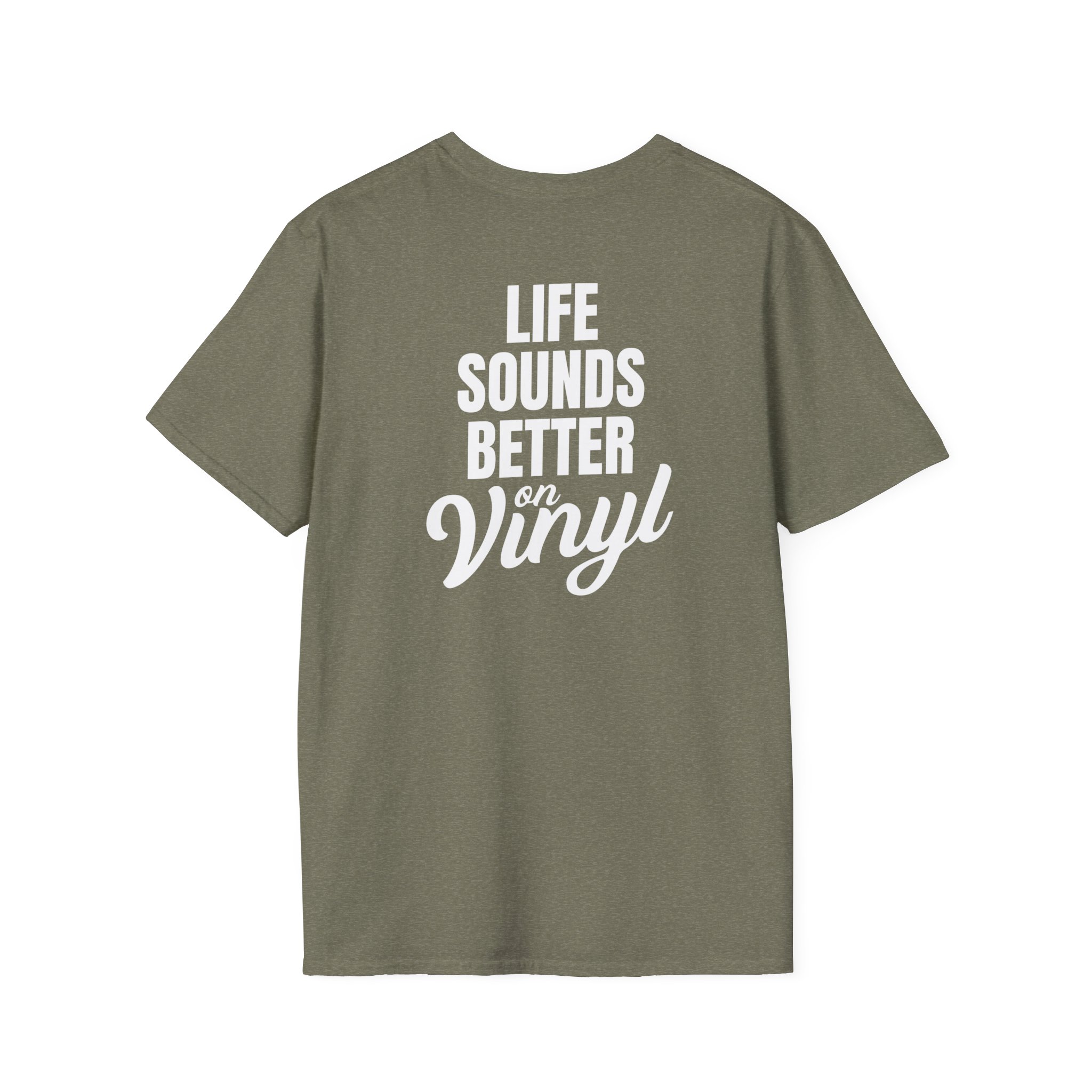 Vinyl Music Lover T-Shirt - Life Sounds Better on Vinyl - Image 24