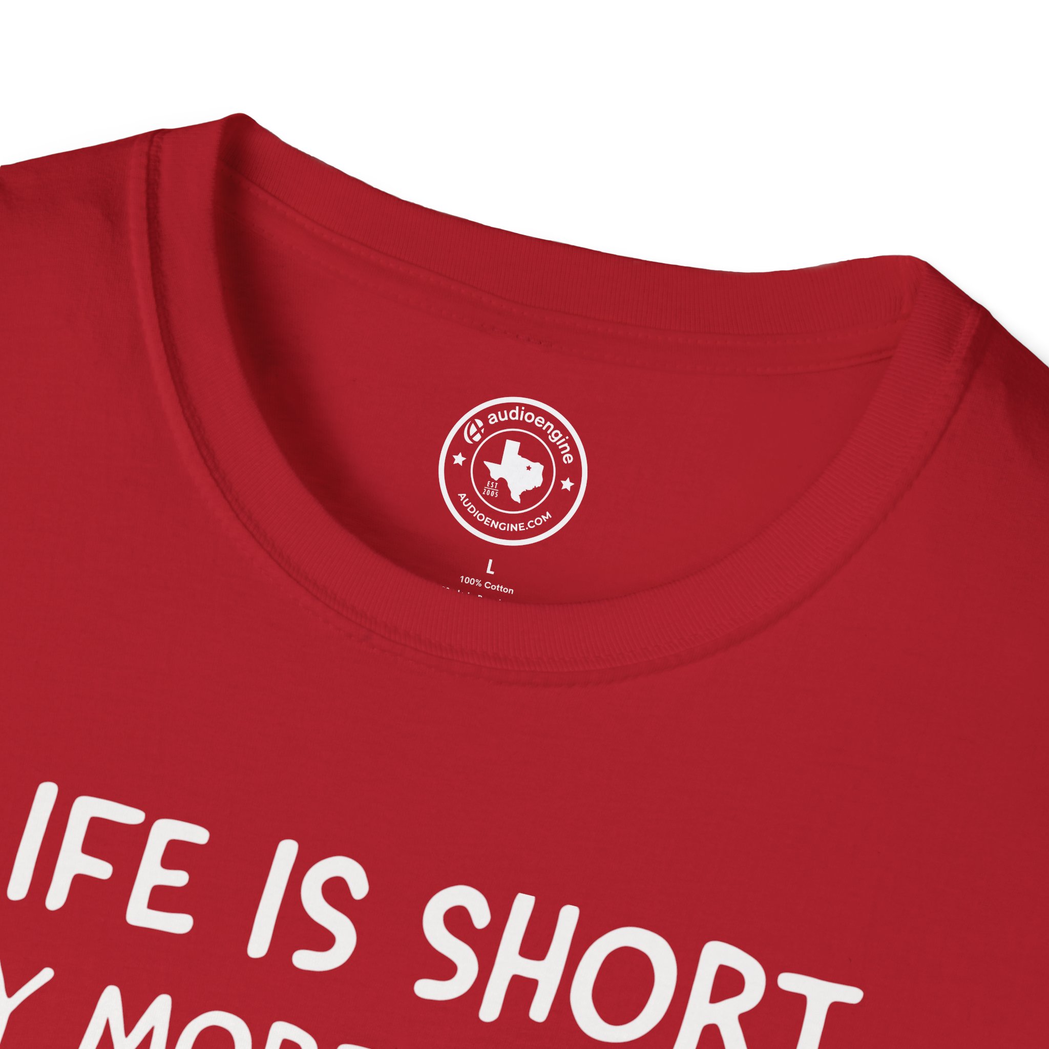 Life Is Short Buy More Records T-Shirt — Vinyl Lover Tee - Image 107