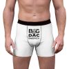 Men's Boxer Briefs with 'BIG DAC ENERGY' Design, Funny Underwear for Gifts, Comfortable Cotton Boxers, Unique Men's Fashion, Fun Loungewear - Thumbnail Image 3
