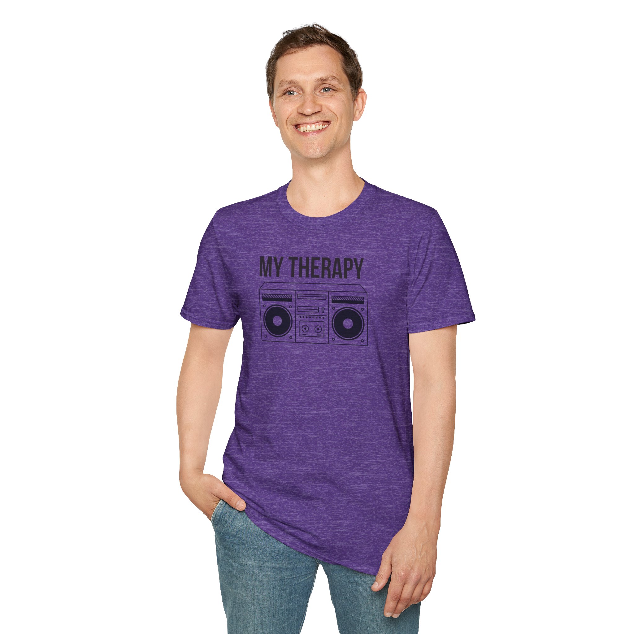 T‑Shirt — "My Therapy" Boombox Graphic Tee - Image 68