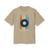 Vinyl Music Sounds Unisex Heavy Faded Tee - Thumbnail Image 9