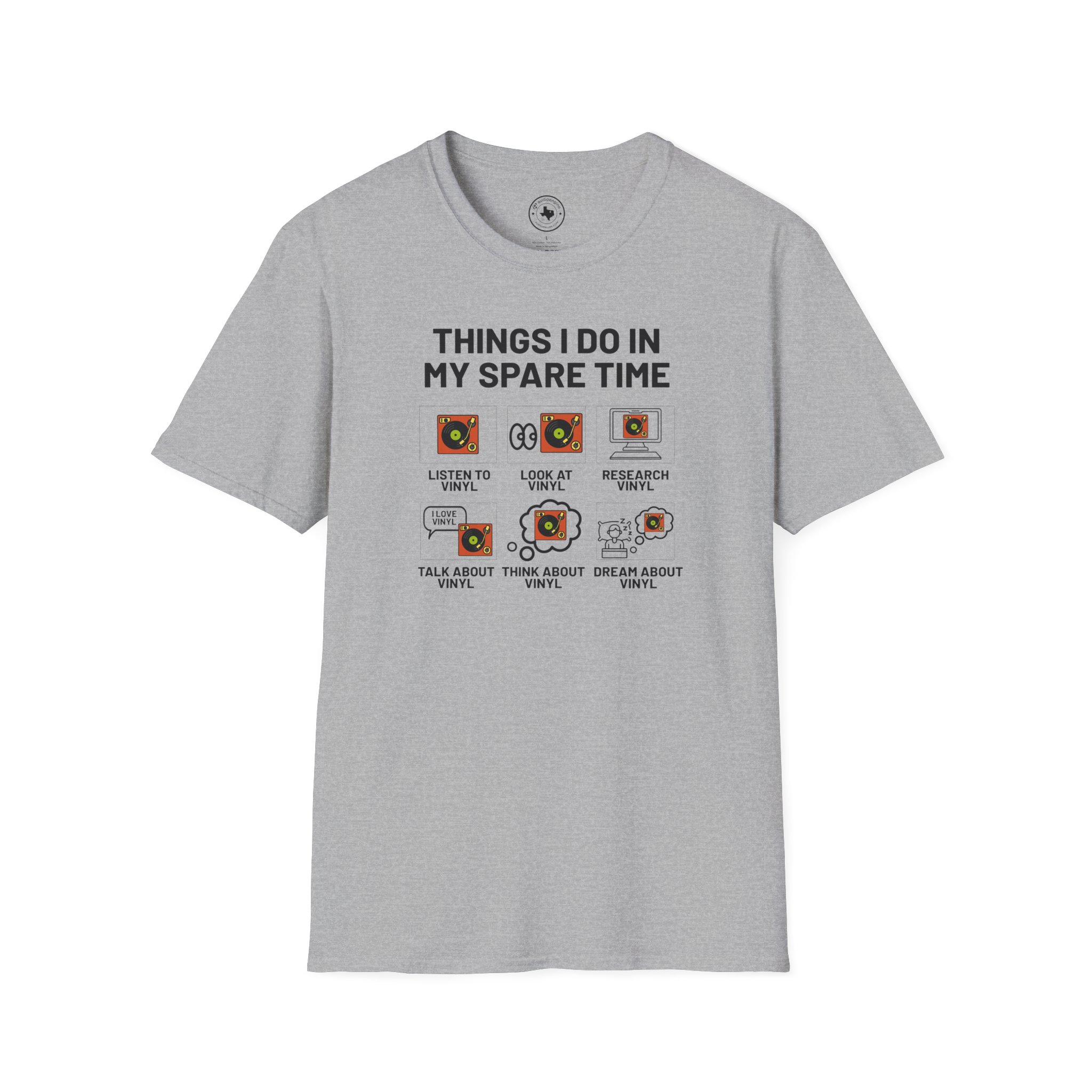 Things I Do In My Spare Time T-Shirt — Funny Hobbies Graphic Tee - Image 34