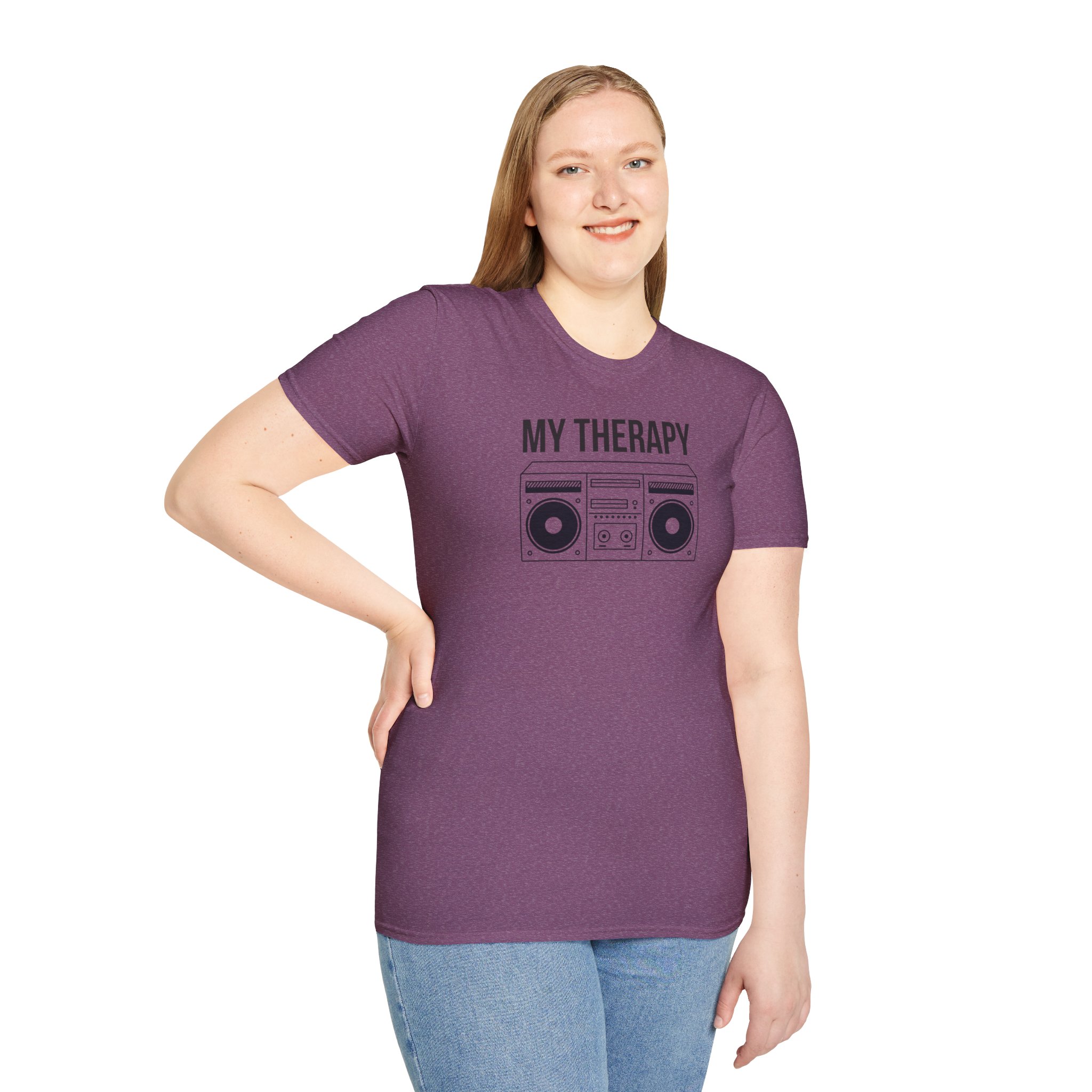 T‑Shirt — "My Therapy" Boombox Graphic Tee - Image 97